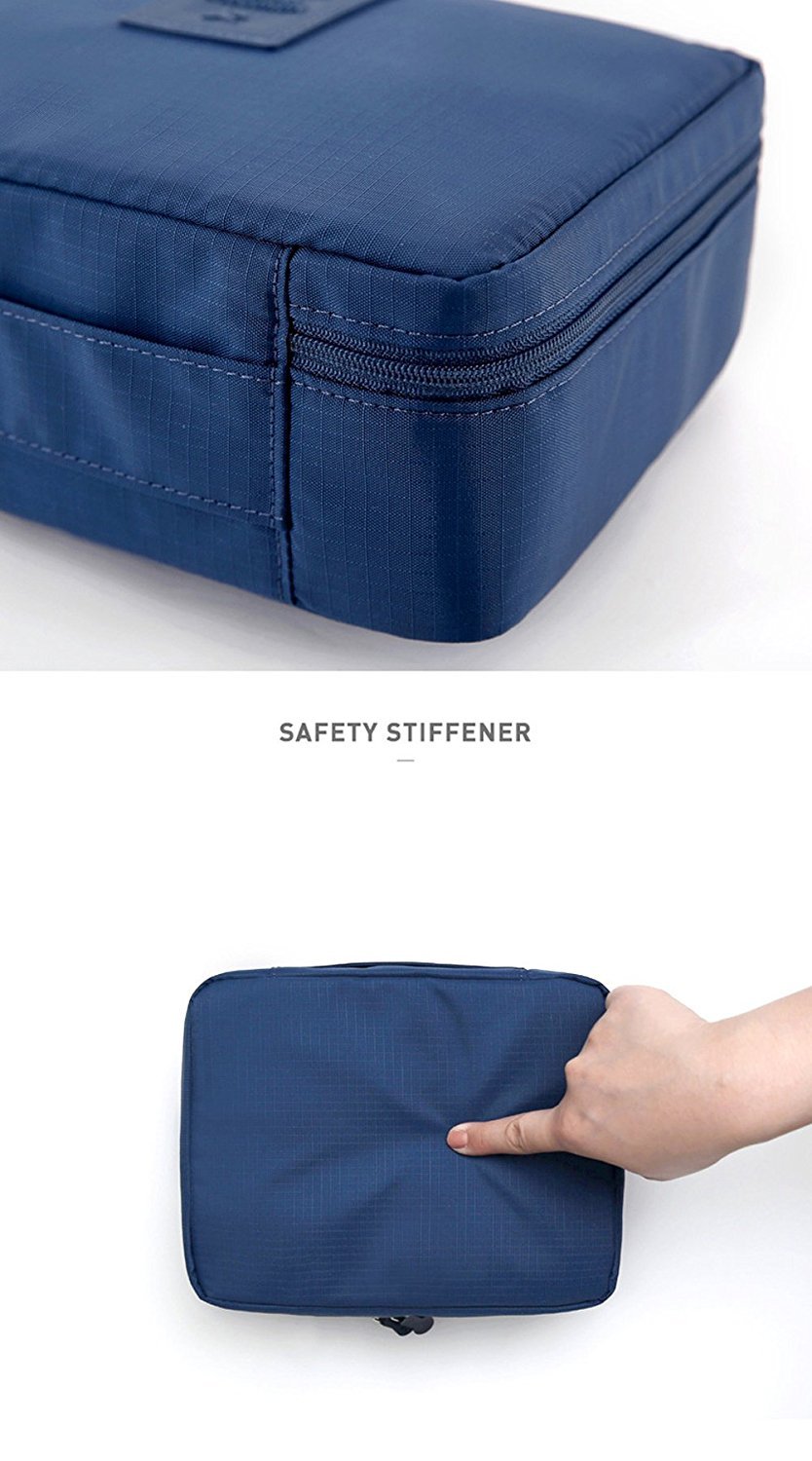 Waterproof Travel Toiletry Bag - Cosmetic Makeup Organizer Pouch for Luggage & Bathroom Storage | Perfect for Airplane, Gym & Weekend Getaways