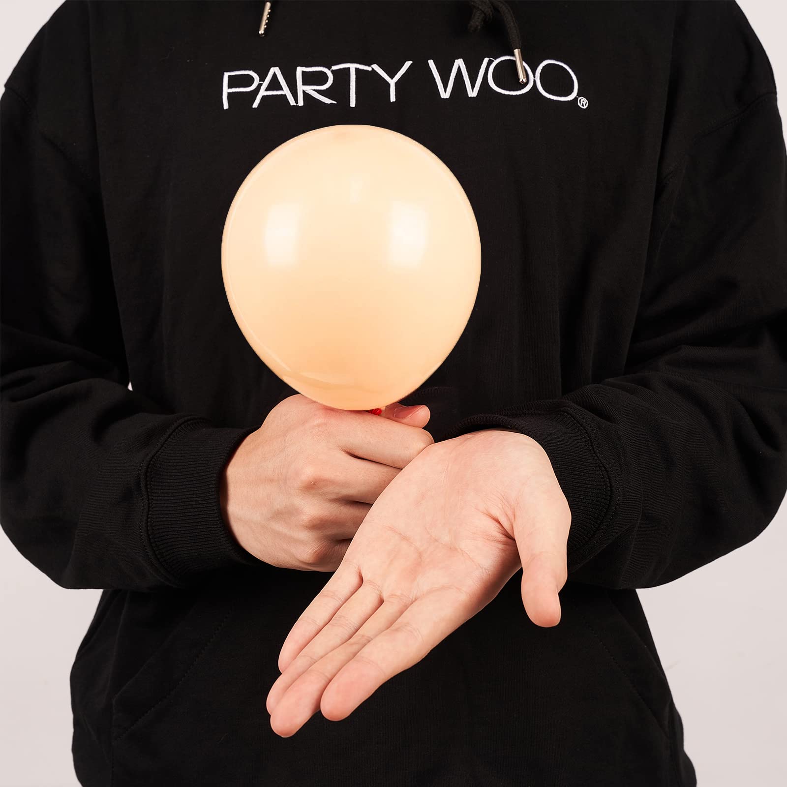 PartyWoo 120-Pack 5 Inch Nude Balloons - Boho Apricot & Beige Balloons for Garland, Arch | Perfect for Birthday Parties, Baby Showers, Weddings & Home Decorations | Premium Latex Party Balloons for DIY Decor