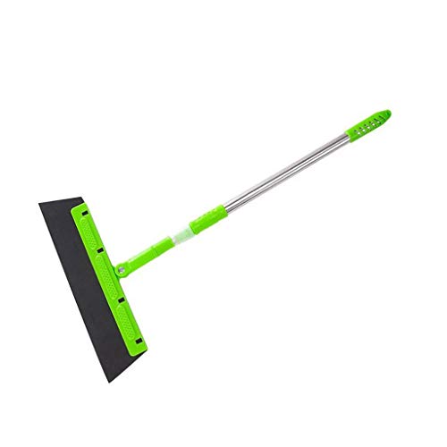 Magic Broom Sweeper with Rotating Connector - Adjustable Long Handle Rubber Wiper for Dust, Hair & Glass Cleaning - Portable Household Cleaning Tool for Bathroom, Kitchen, Home & Office Use