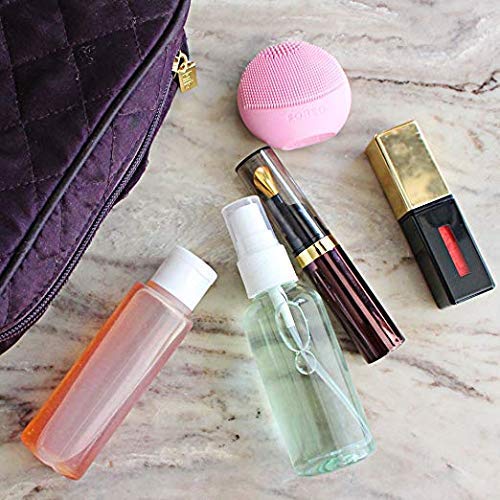 5-Piece Travel Bottles Set for Toiletries & Cosmetics - Leak-Proof DIY Craft Containers (Design #5) | Perfect for Air Travel, Gym, and Hotel Use
