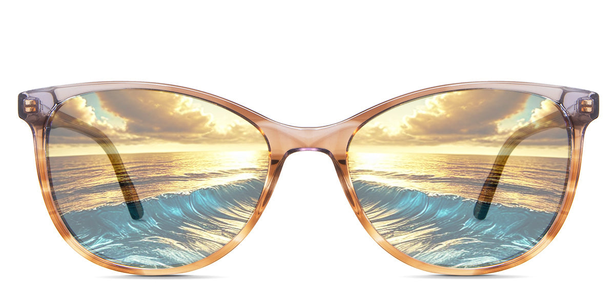 Maggie Women's Prescription Tinted Glasses - Stylish & UV Protection for Reading, Driving & Outdoor Activities