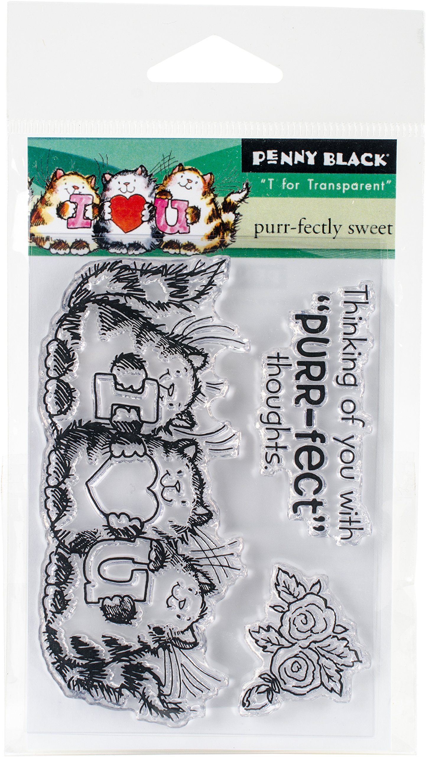 Penny Black Clear Stamps - Multi-Color for Scrapbooking & Card Making