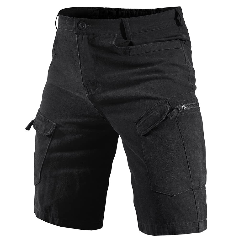Men's Tactical Cargo Work Shorts - Durable Cotton Outdoor Hiking Fishing Hunting Shorts with Multiple Pockets - Perfect for Camping, Hiking & Outdoor Adventures