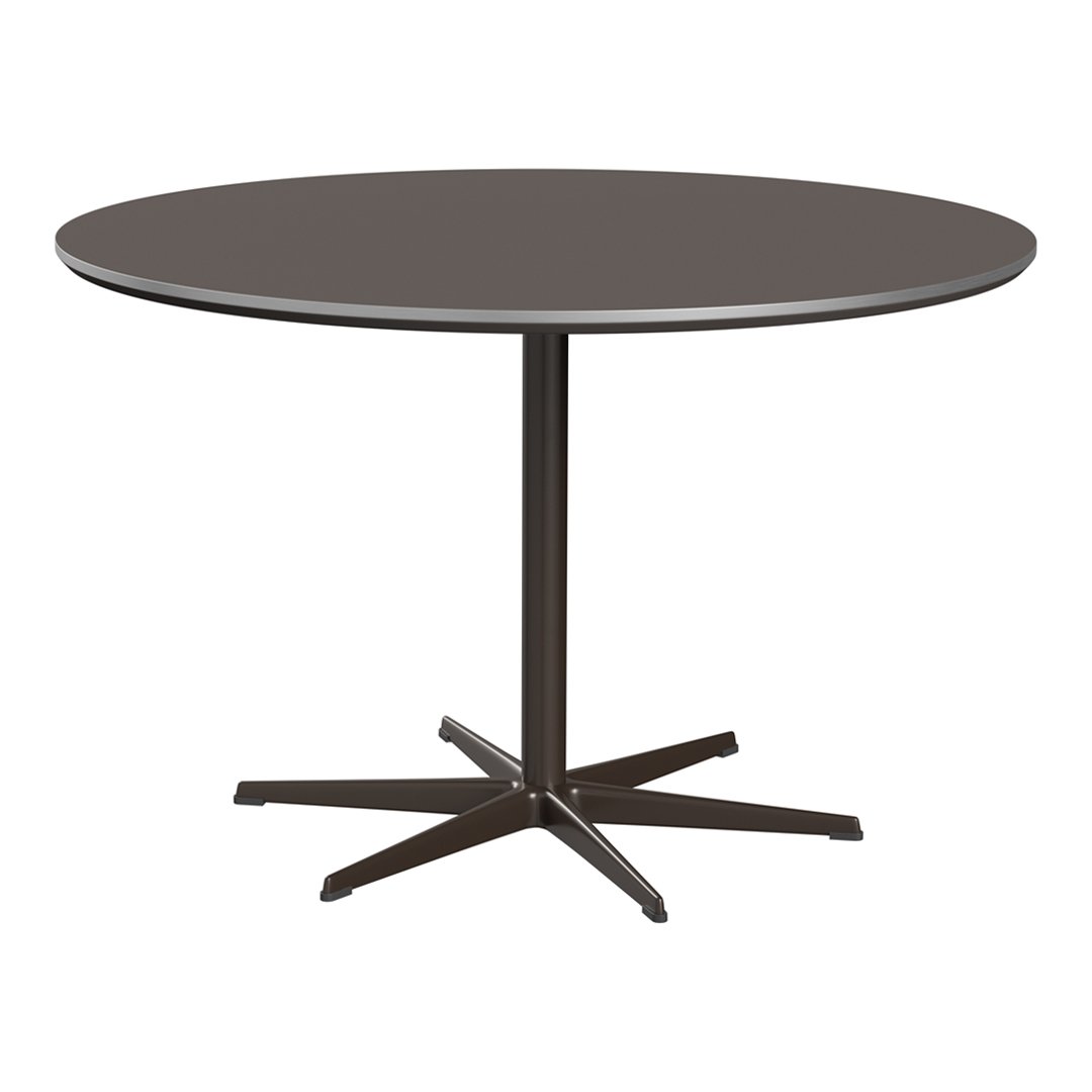Round Dining Table with 6-Star Base - Modern Kitchen & Dining Room Furniture for Family Gatherings & Dinner Parties