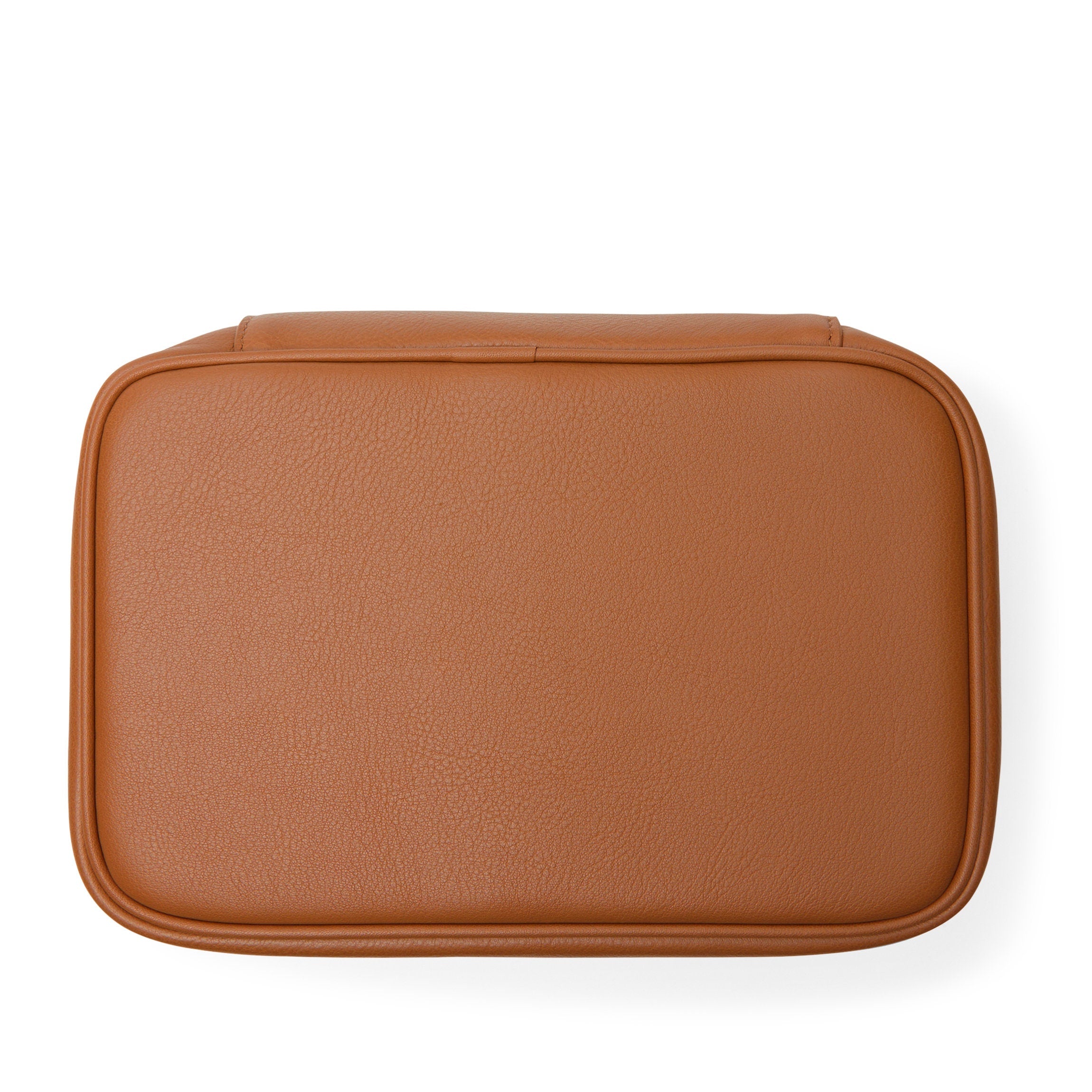 Professional Medium Train Case in Cognac - Perfect for Makeup Artists, Travel & Cosmetics Storage | Durable & Stylish Beauty Organizer