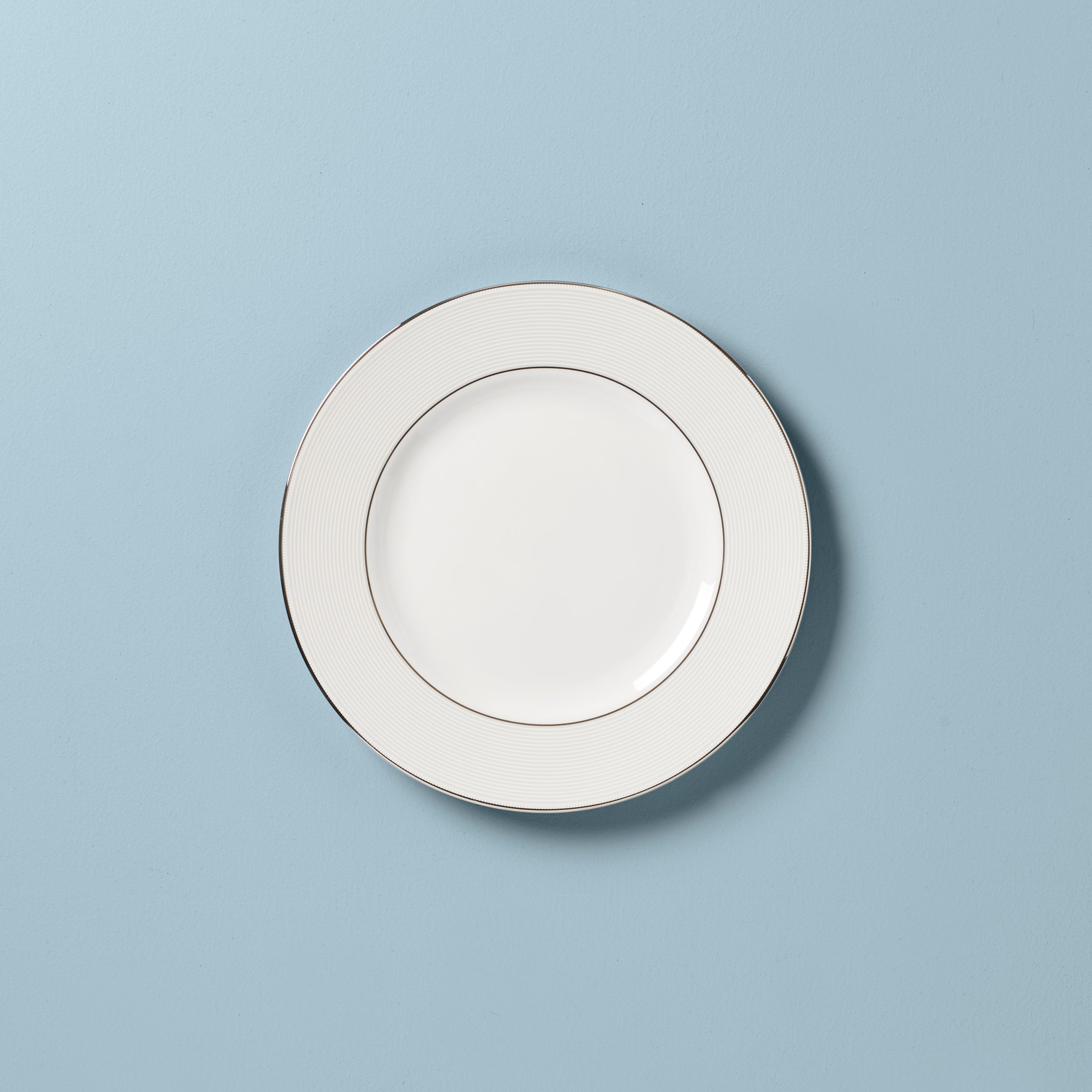Opal Innocence Stripe Dinner Plate Set - Elegant Porcelain Plates for Fine Dining, Wedding, and Special Occasions - Dishwasher Safe, 10.5 Inch Round Plates for Restaurants and Home Use