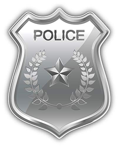 Police Badge Vinyl Decal Sticker - Waterproof 5