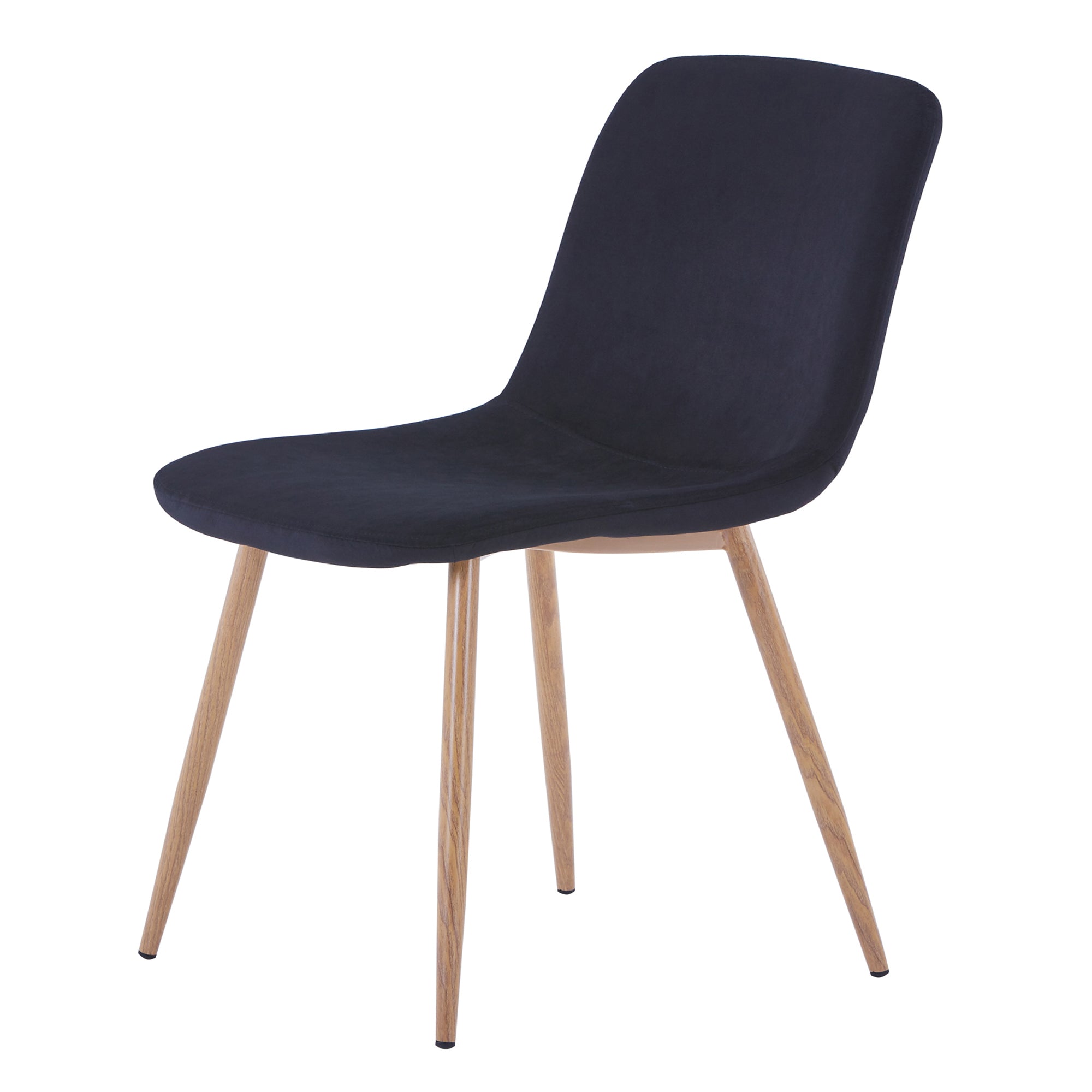 Modern Black Dining Chairs Set of 4 - Contemporary Style with Advanced Technology for Restaurants, Cafes, Bars, Offices, Living Rooms & Reception Areas - Perfect for Home Dining & Commercial Spaces