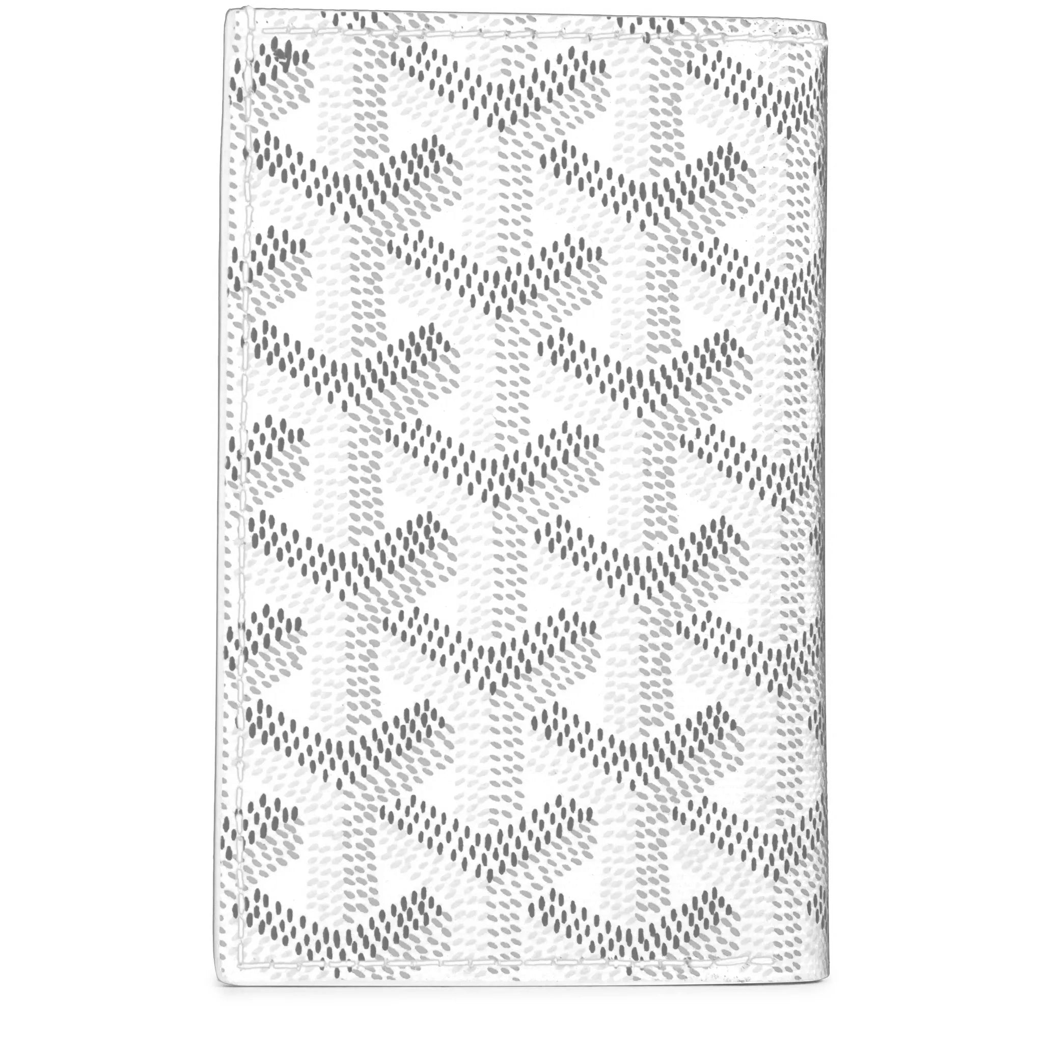 Goyard Saint Pierre Card Wallet in White | Luxury Slim Minimalist Card Holder for Men & Women | Perfect for Everyday Use, Travel & Business