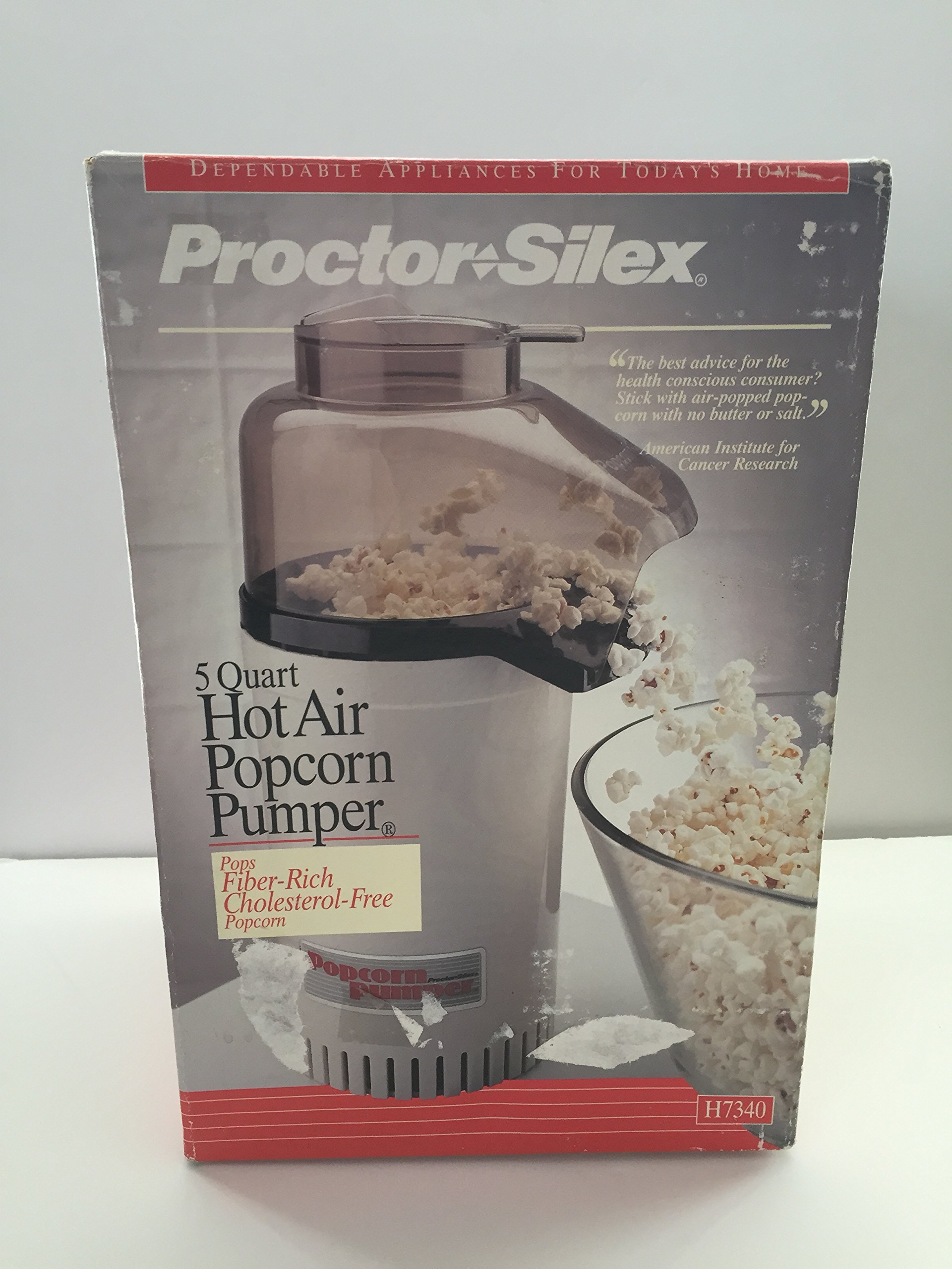 Proctor-Silex 5 Quart Hot Air Popcorn Maker - Healthy Oil-Free Popcorn Machine for Home, Movie Nights & Parties