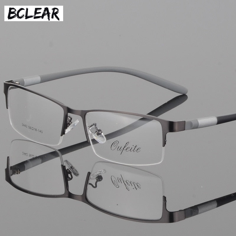 Bclear Titanium Eyeglasses for Men - Lightweight & Durable Frame GP8300 | Perfect for Work, Reading & Everyday Wear