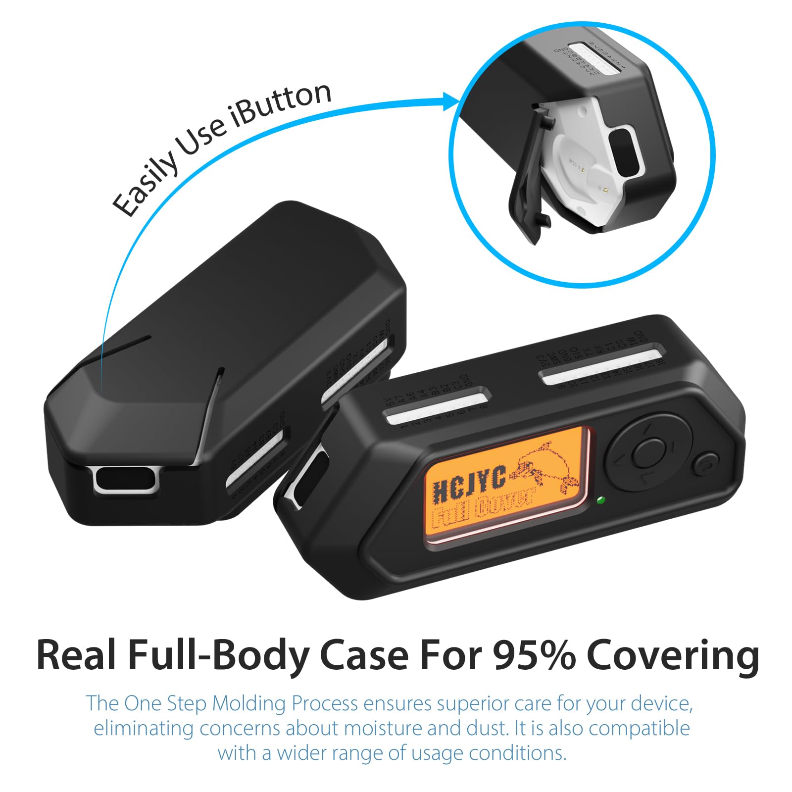 Flipper Zero Case 5-in-1 Protective Cover Set with 3 Screen Protectors & EVA Carrying Case - Black | Durable Protection for Hacking Device, Perfect for Tech Enthusiasts & Cybersecurity Professionals