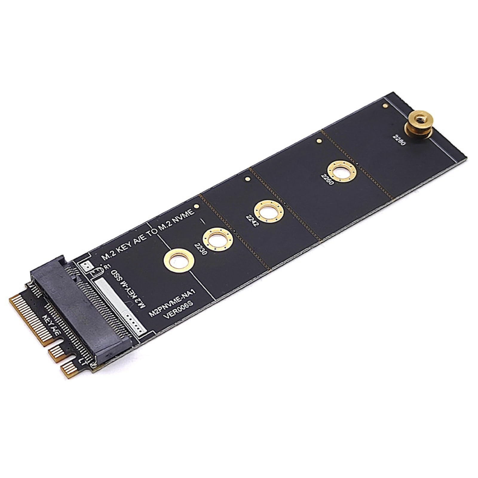 Wireless M.2 A/E Key to M.2 M Key WiFi Bluetooth Adapter - NVMe PCIe SSD Converter for 2280 M.2 Slots - Upgrade Laptop/Desktop Connectivity for Gaming & Streaming