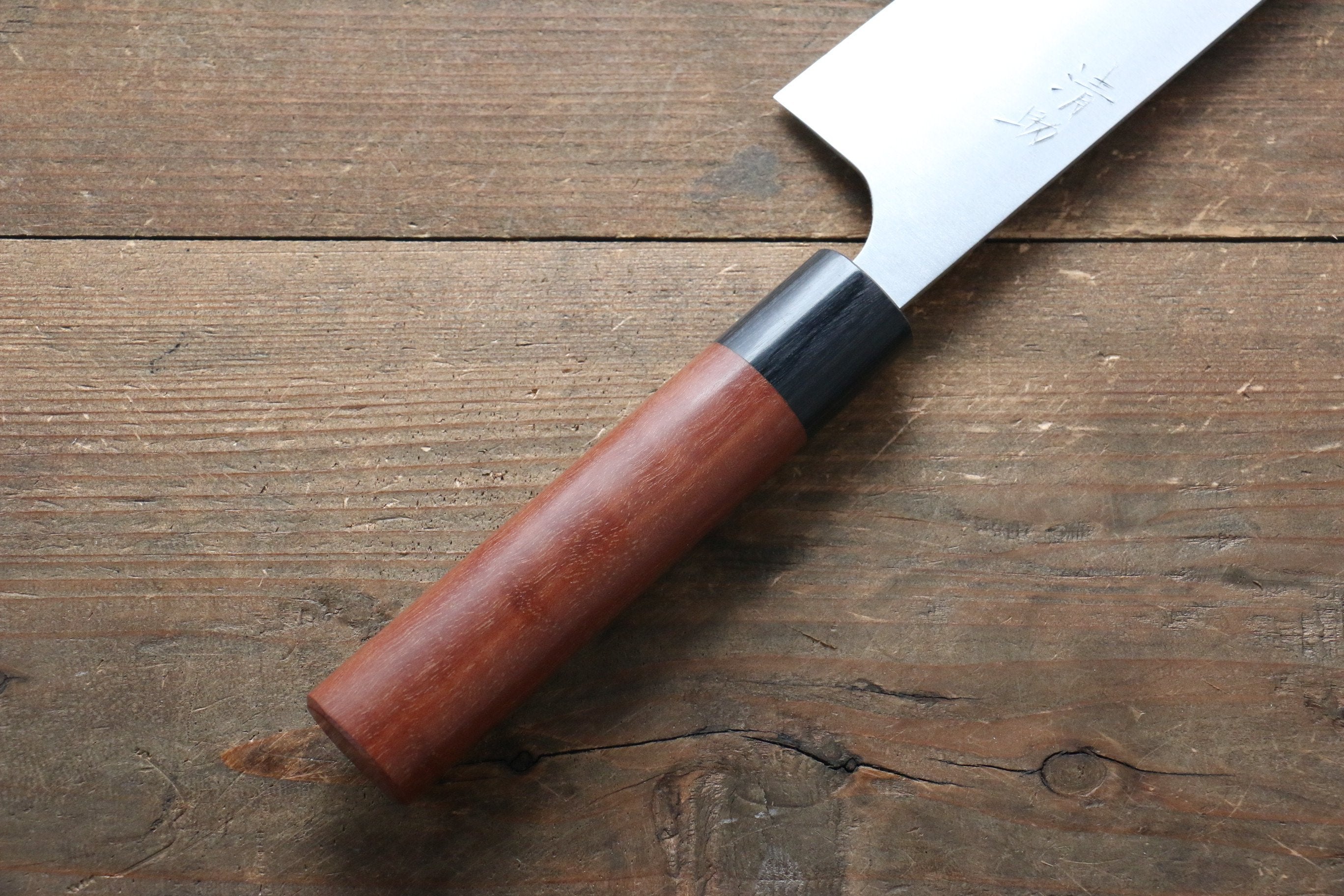 Premium Seisuke SG2 Bunka Knife 180mm with Jarrah Wood Handle - Japanese Kitchen Knife for Slicing, Dicing & Precision Cutting
