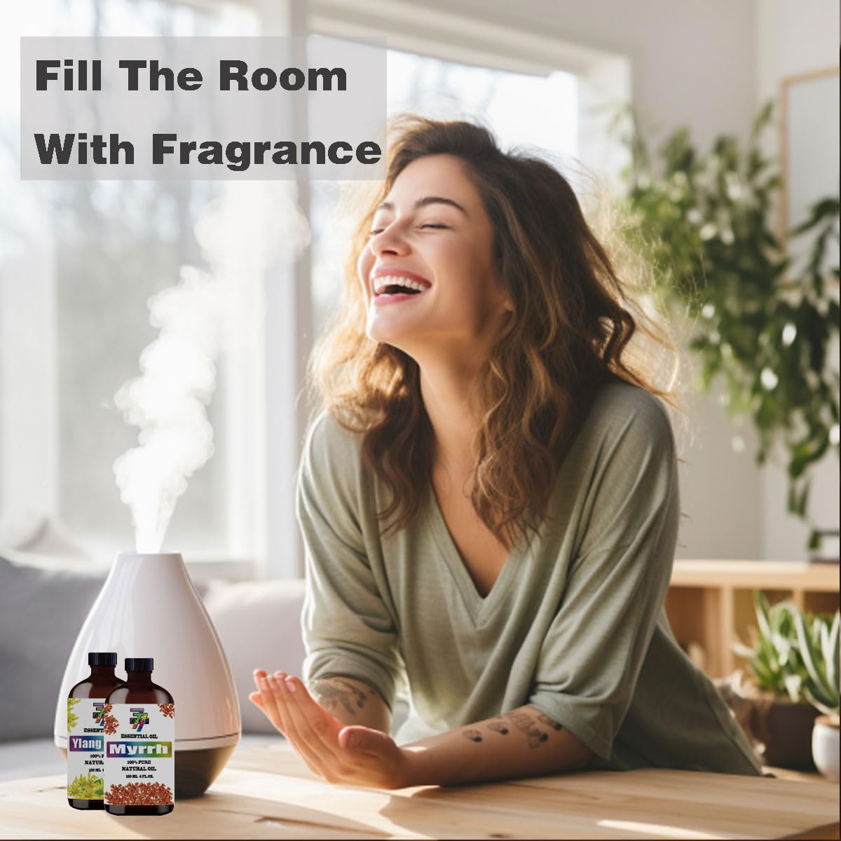 Pure Gardenia Essential Oil - 4 oz (120ml) Natural Aromatherapy Oil for Diffusers, Humidifiers, Bath & Massage | Relaxing Scent for Yoga, Spa, DIY Soaps & Candles | Home Fragrance & Cleaning Solution