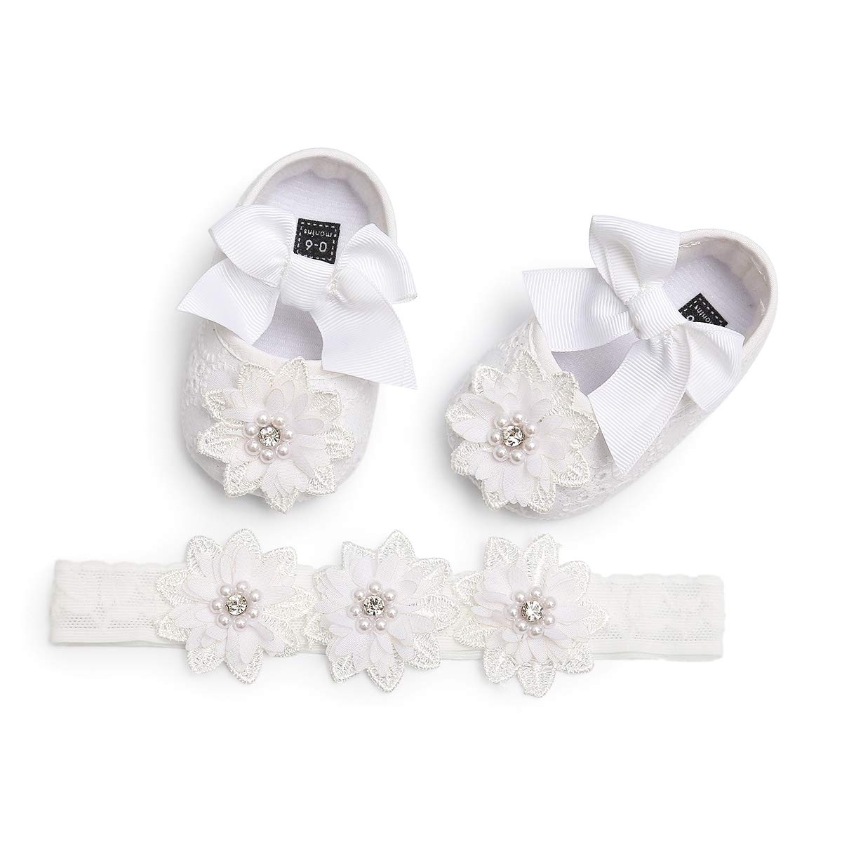 Ohwawadi Infant Baby Slippers - Warm Non-Slip Booties for Newborn Girls & Boys | Soft Crib Shoes & Prewalker Footwear for Indoor & Outdoor Use