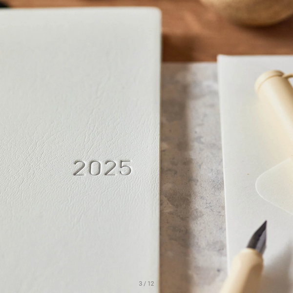 Hobonichi Techo 2025 Planner - Ivory Weeks Softcover, Weekly Horizontal Layout, English Edition (January Start, Monday Start) | Perfect for Journaling, Productivity & Daily Planning