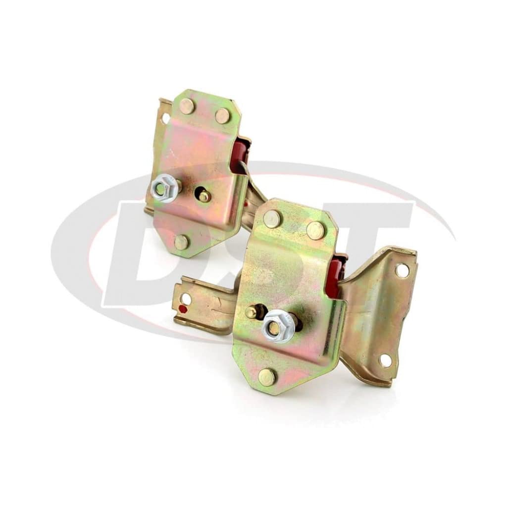 Energy Suspension Motor Mounts for 1996-2004 Ford Mustang 4.6L - Red (4.1127R) | Performance Upgrade for Street & Track Racing