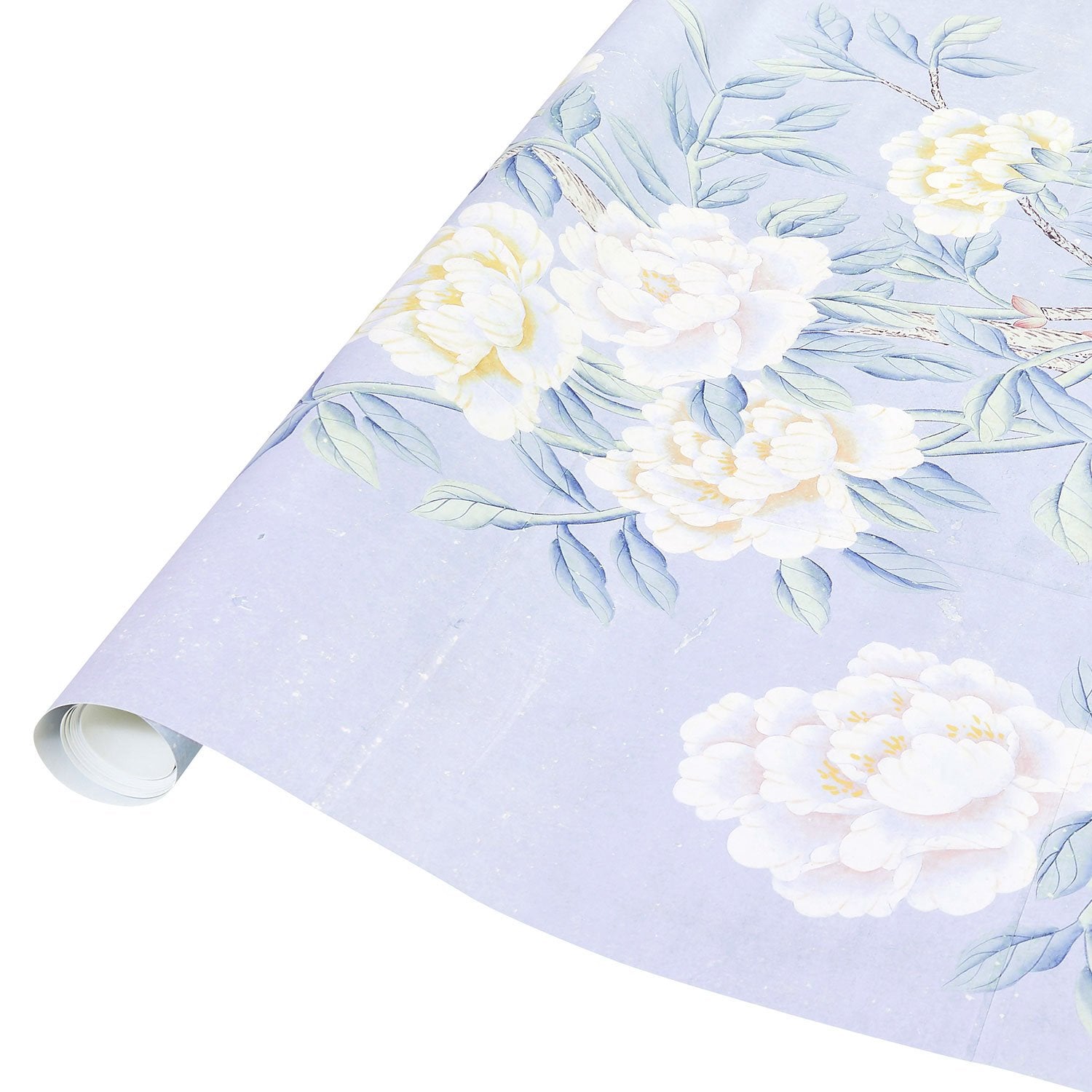 Abingdon in Periwinkle Mural - Premium Wall Art Decor for Living Room, Bedroom & Office - Hand-Painted Canvas Painting for Home & Business Interior Design