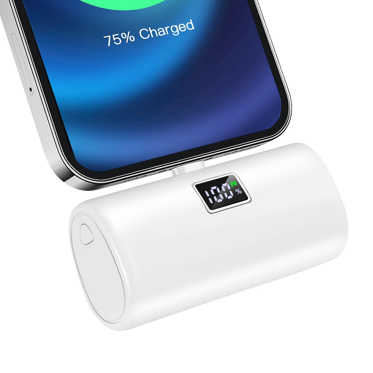 RIENOO 5000mAh Portable Charger - Fast Charging Power Bank with LED Display | Compact External Battery for iPhone 14/14 Pro/13/12/XR/8/7/6 | Perfect for Travel, Camping, Emergency & Daily Use | Portable Phone Charger for Work, Gym and Outdoor Activities