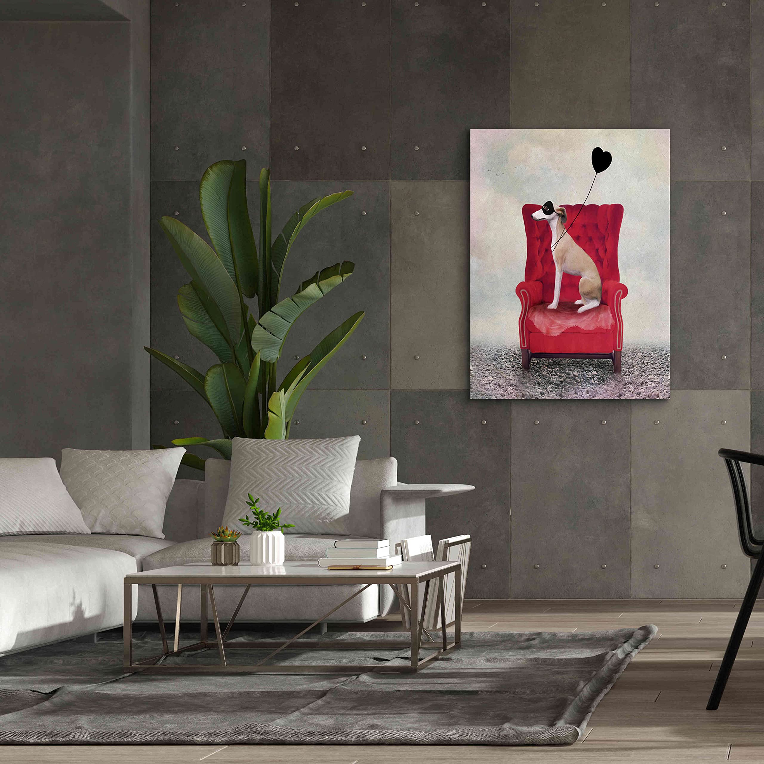 Heathcliffe by Art & Ghosts - Premium 40x54 Inch Canvas Wall Art Painting, Modern Home Decor for Living Room, Bedroom & Office