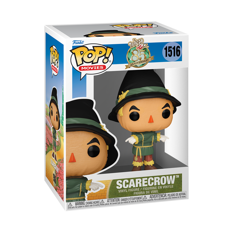 Funko Pop Movies Scarecrow Figure with Protector - Collectible Batman Villain Toy for Display & Gifts