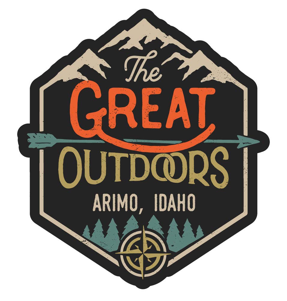 Arimo Idaho The Great Outdoors Design 4-Inch Fridge Magnet - Collectible Souvenir for Travel Lovers, Perfect for Refrigerators, Lockers & Office Decor