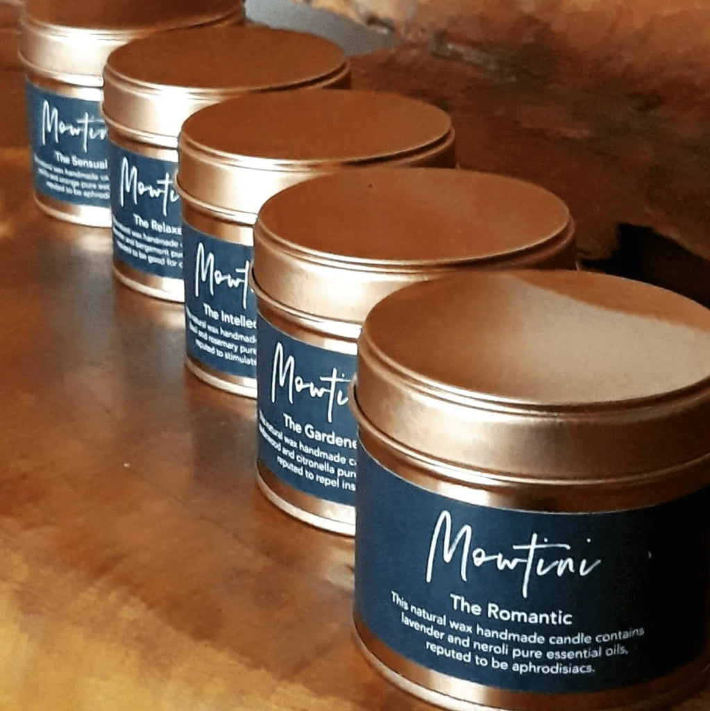 Mowtini Candle: Natural Soy Wax Aromatherapy Candle for Relaxation & Stress Relief - Perfect for Home Spa, Meditation & Romantic Nights