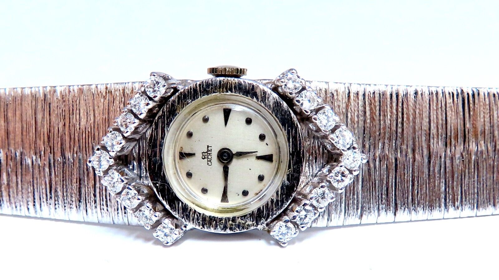 Luxury Vintage Ladies Diamond Watch - 14K Gold Plated, Elegant & Timeless Women's Wristwatch for Formal Events & Special Occasions
