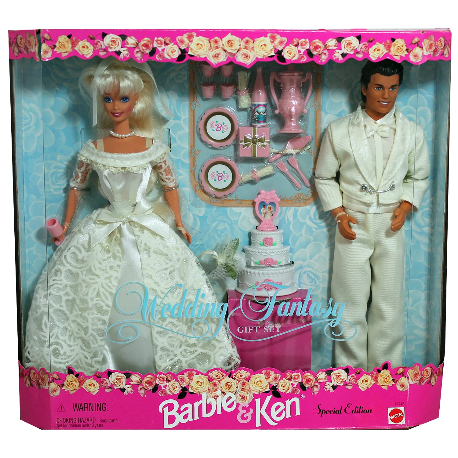 Barbie & Ken Wedding Fantasy Gift Set - Special Edition Bride & Groom Dolls with Accessories | Perfect for Collectors, Birthday Gifts & Playtime Scenes