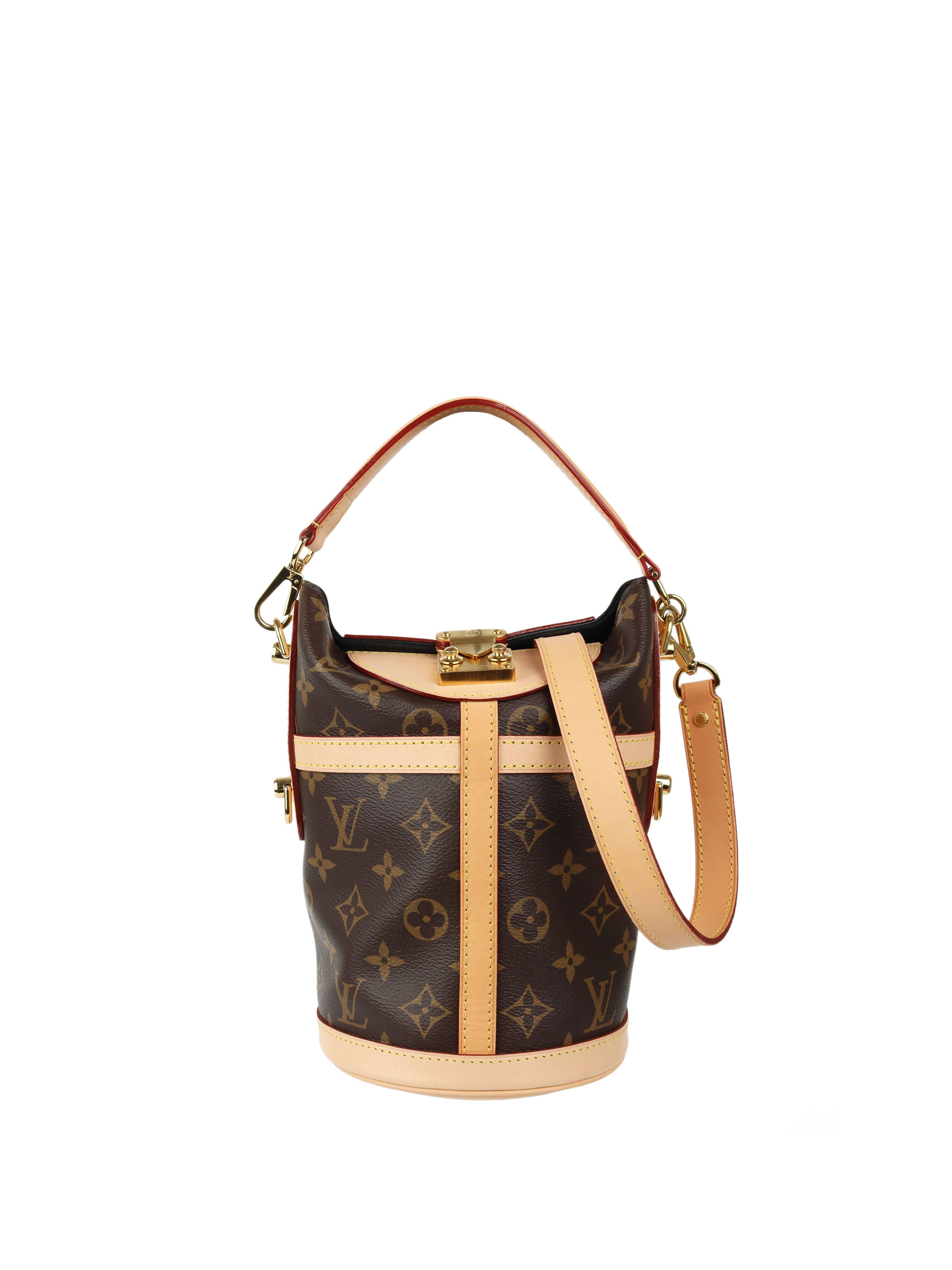 Authentic Louis Vuitton Monogram Duffle Bag for Travel & Gym - Luxury Designer Carryall with Spacious Storage for Men & Women