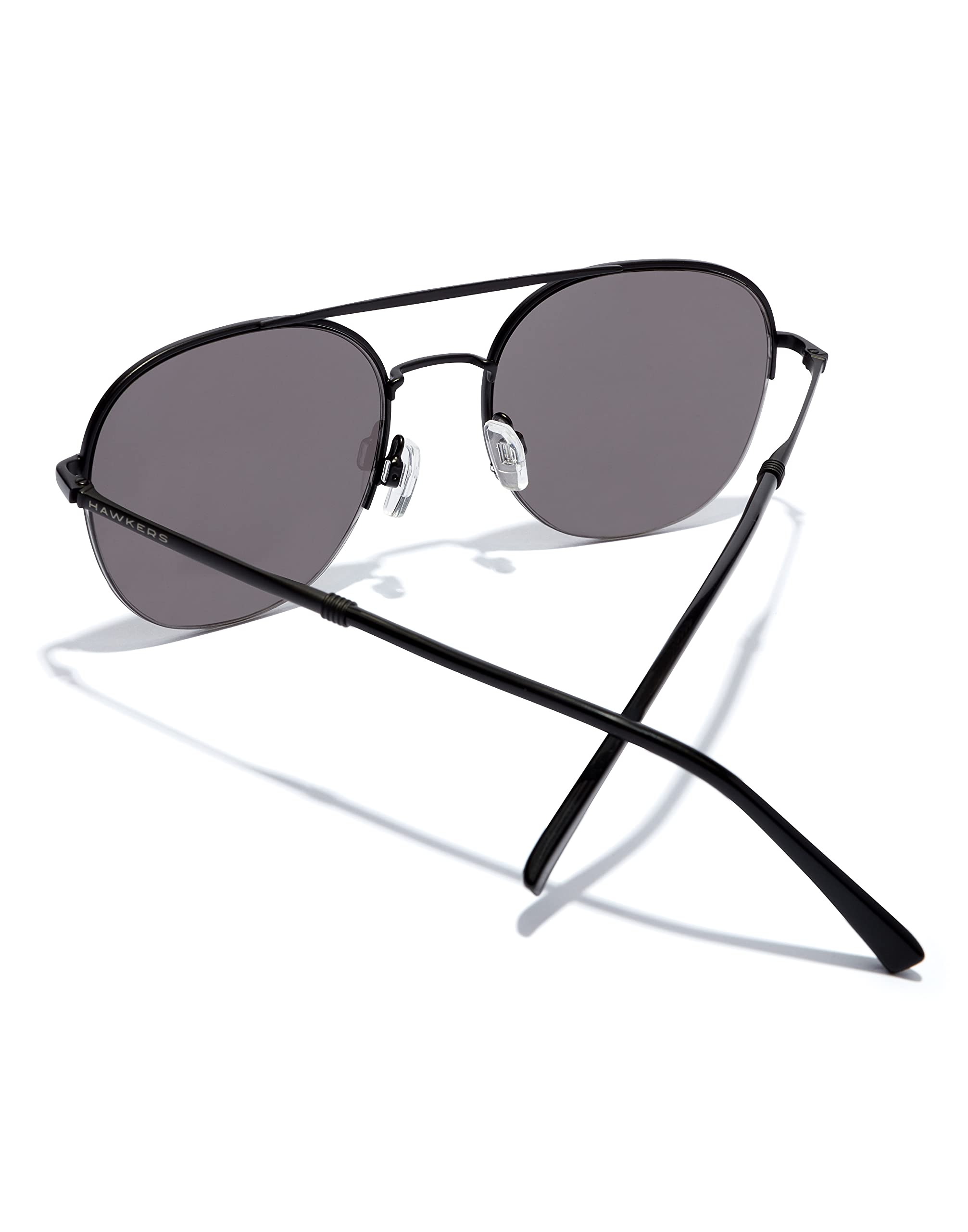 HAWKERS LENOX Polarized Sunglasses for Men & Women - Classic Black Aviator Style for Outdoor, Driving, and Beach Activities