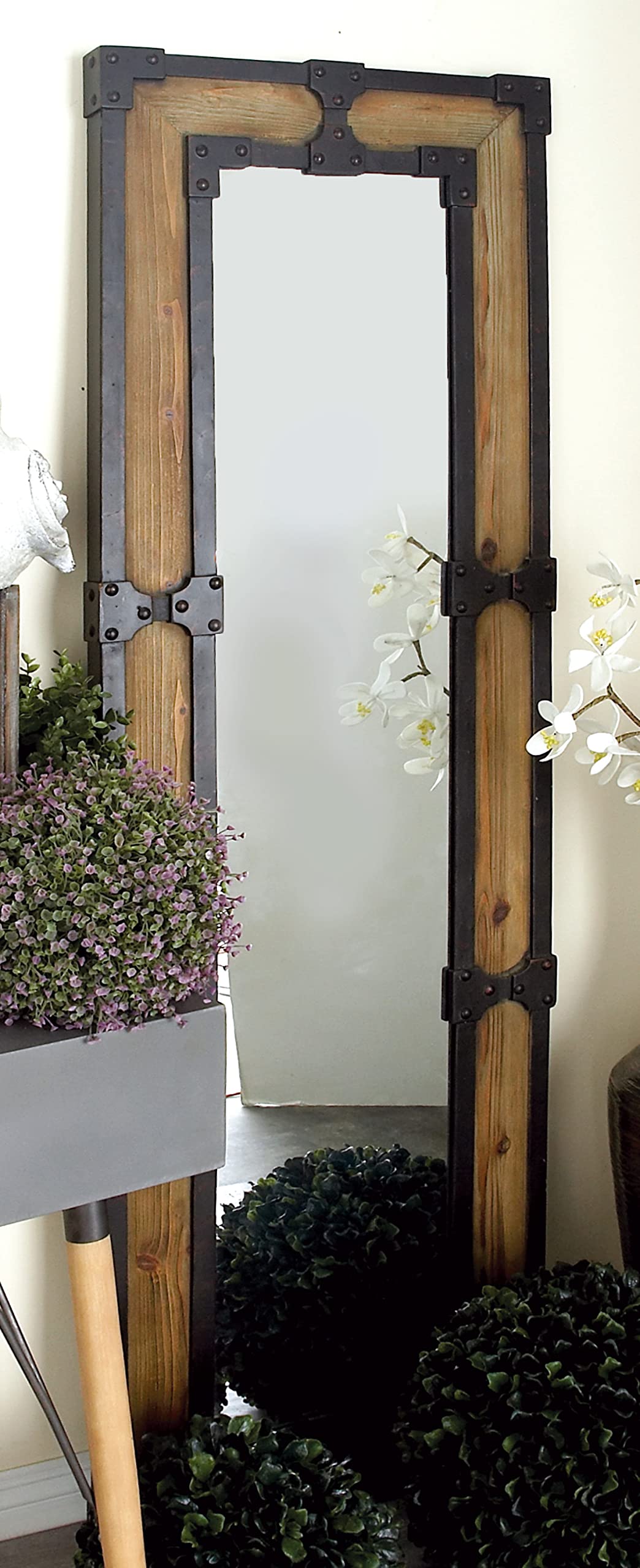 Deco 79 Full Length Wooden Floor Mirror - 21