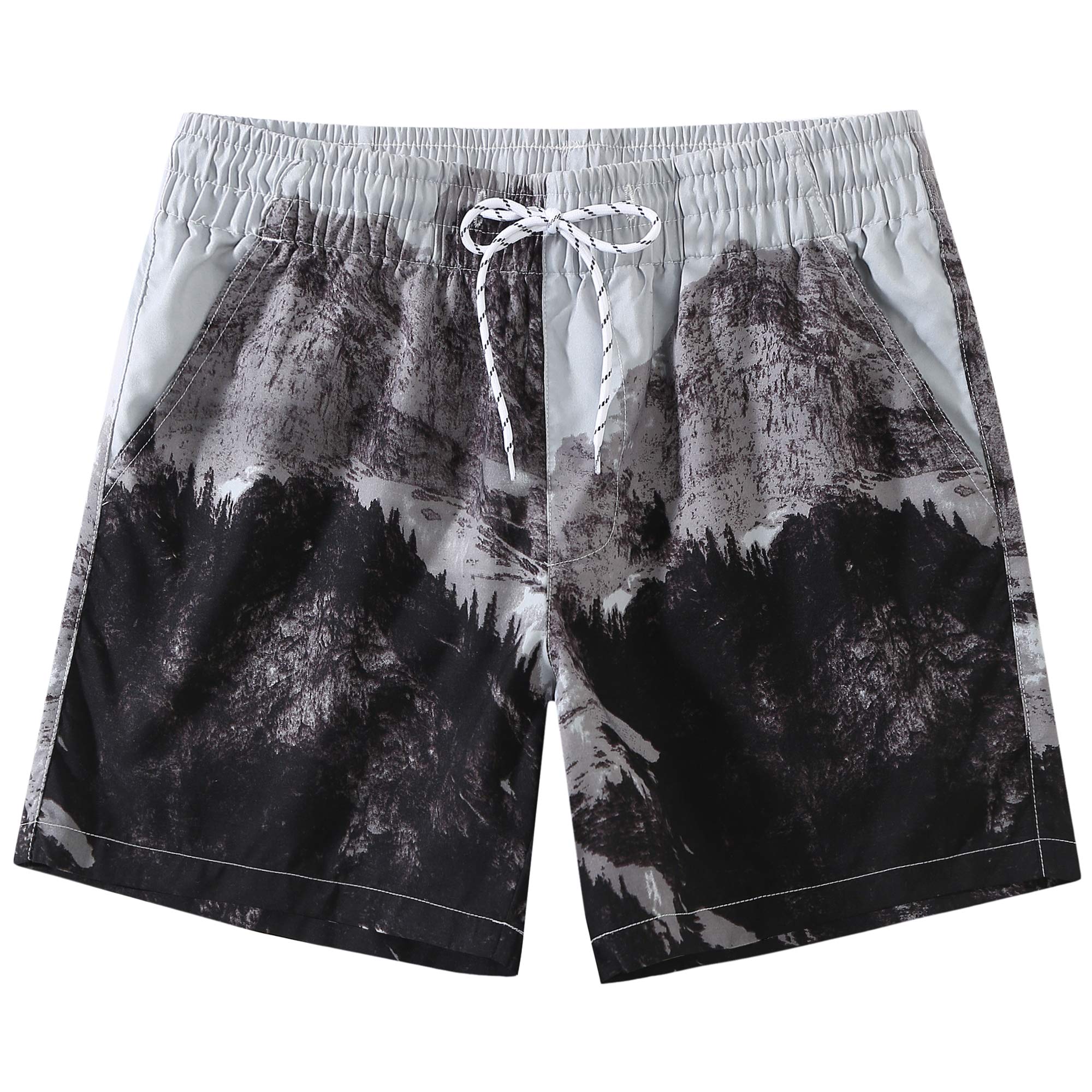 Boys Swim Trunks Quick Dry - Hawaiian Beach Shorts for Kids with UPF Protection | Summer Swimwear, Pool Party & Vacation Outfit