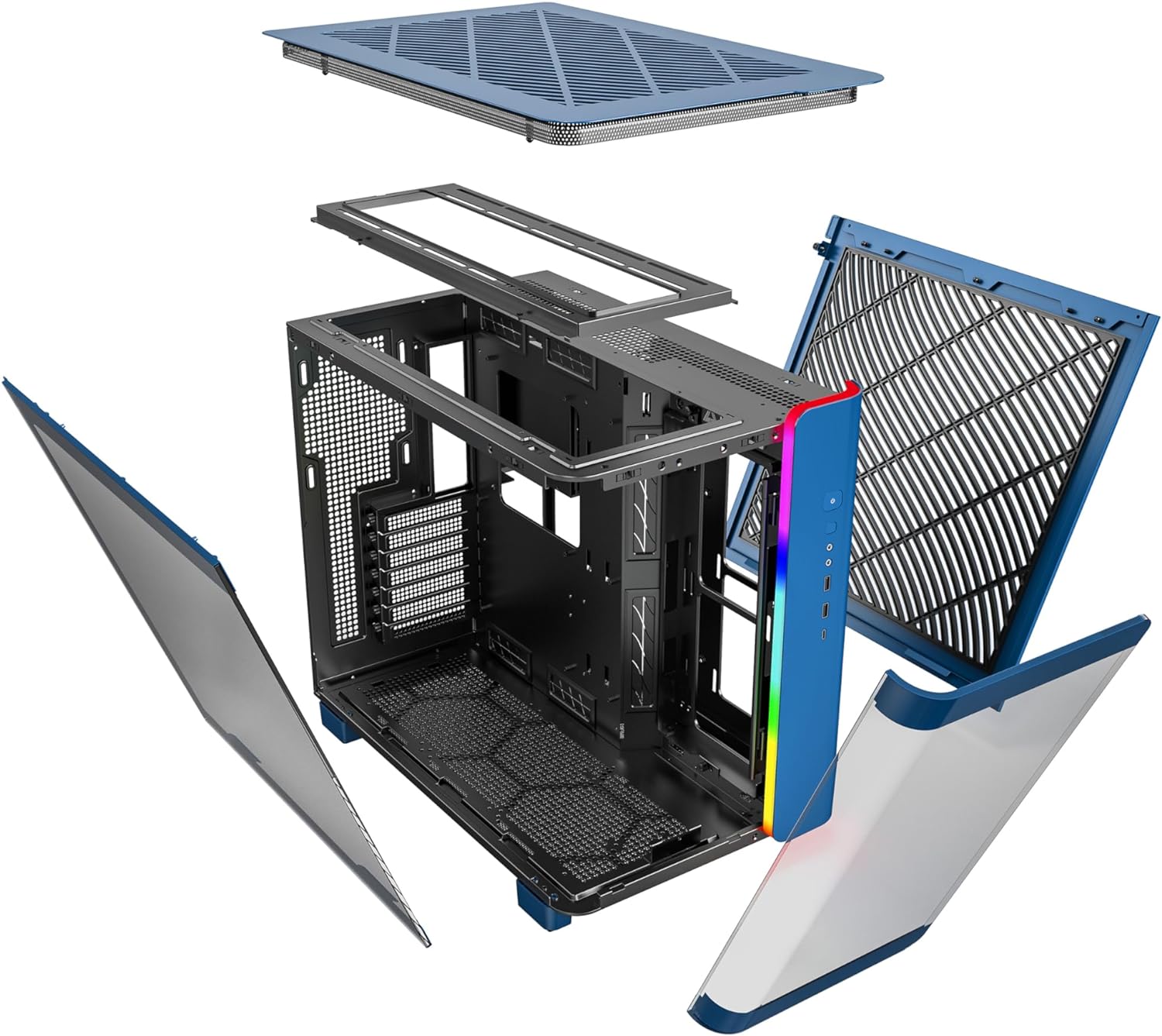 Montech King 95 Mid-Tower ATX Gaming PC Case - High Airflow Tempered Glass Design for Ultimate Gaming Setup | Perfect for Esports, Streaming & RGB Builds