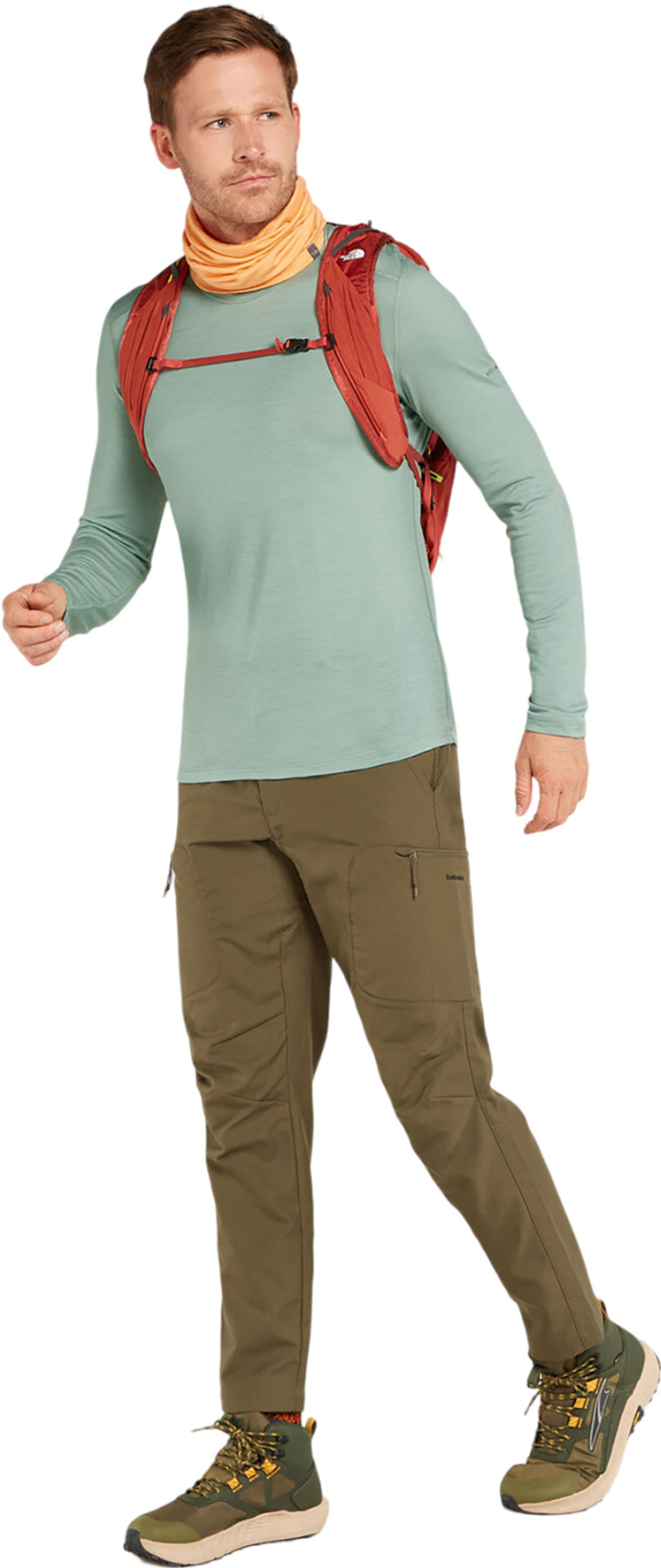 200 Oasis Long Sleeve Crew Neck T-Shirt for Men - Soft Cotton Casual Shirt - Perfect for Everyday Wear, Work & Outdoor Activities