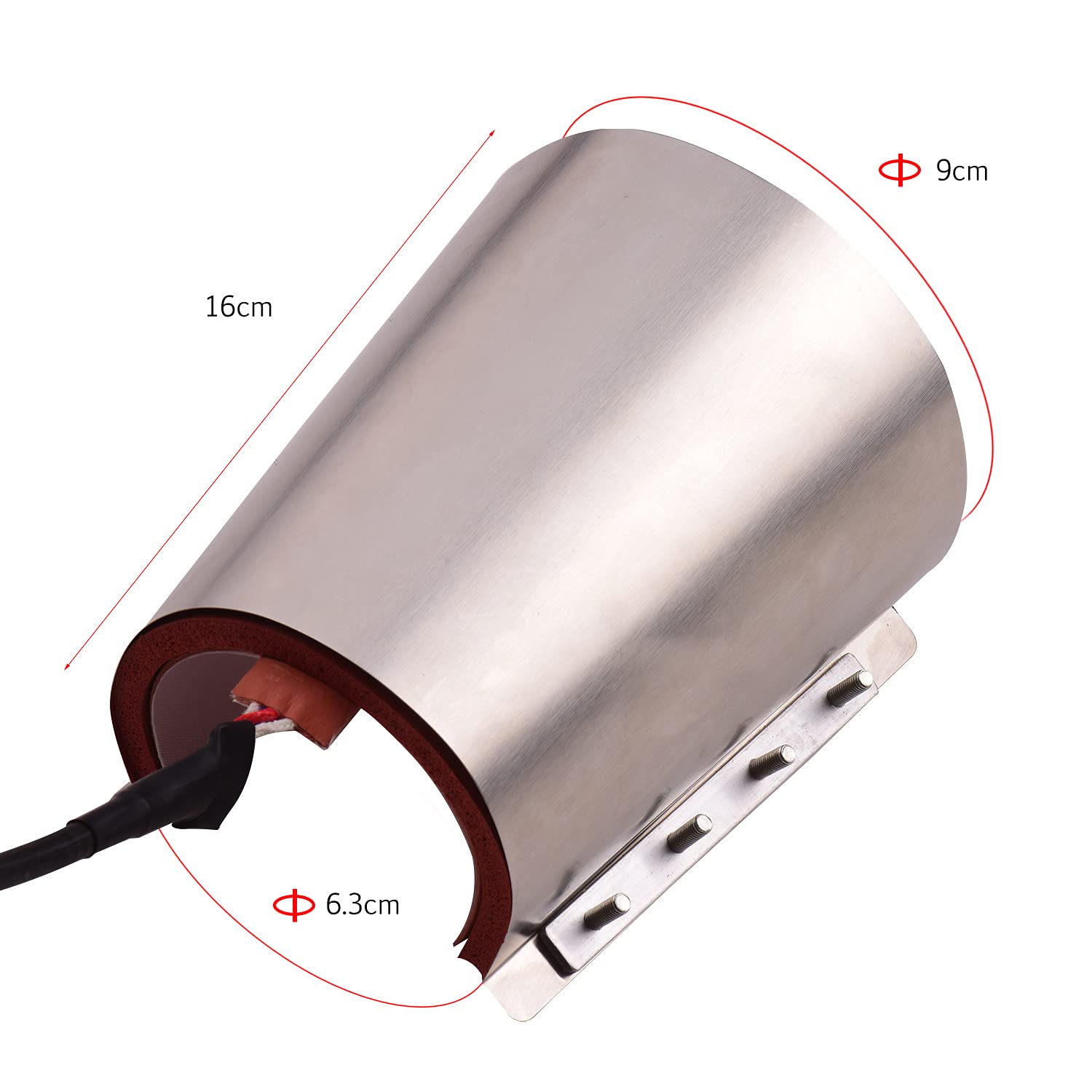 17oz Conical Mug Press Machine Attachment - 110V Silicone Heat Transfer for Sublimation Printing (Perfect for Custom Mugs, Promotional Gifts & Small Business Merchandise)