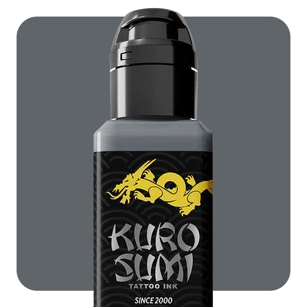 Kuro Sumi Serpentine Grey Tattoo Ink - Professional Quality, Vibrant & Long-Lasting - Perfect for Tattoo Artists, Body Art & Permanent Makeup
