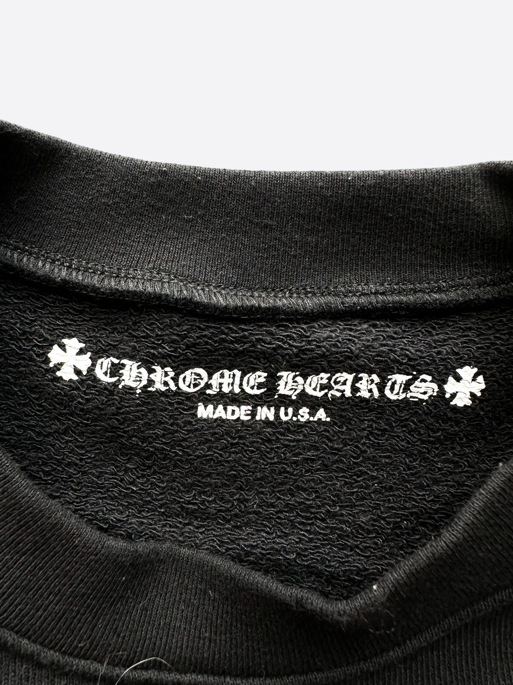 Chrome Hearts Black Matty Boy Chomper Sweater - Premium Gothic Knitwear for Men | Streetwear Fashion & Luxury Style | Perfect for Casual Outings and Night Events