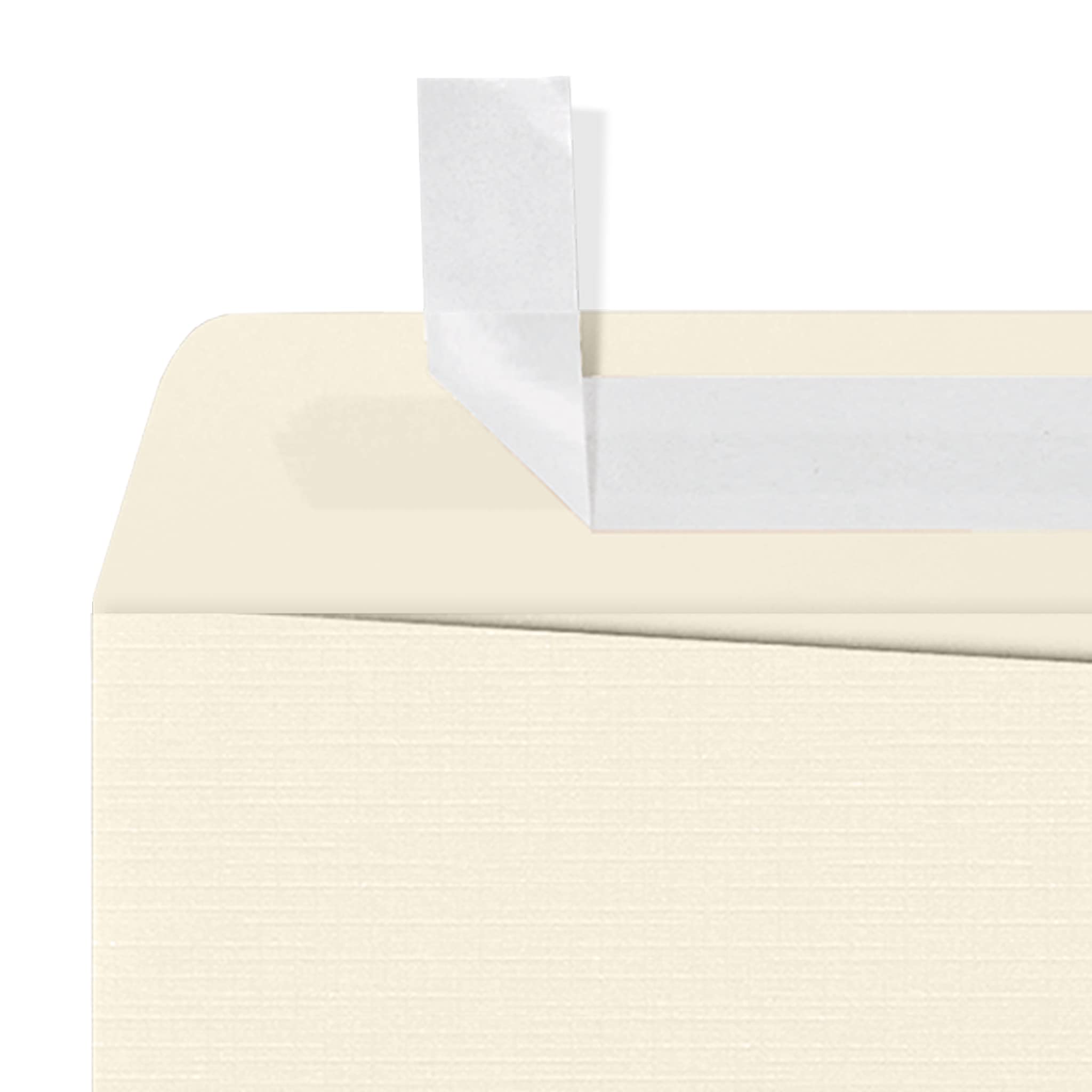 Premium LUXPaper 9 x 12 Open End Envelopes - Natural Linen Textured 80lb Paper | Peel & Press Self-Sealing | Pack of 500 | Perfect for Business Mailing, Wedding Invitations & Corporate Documents
