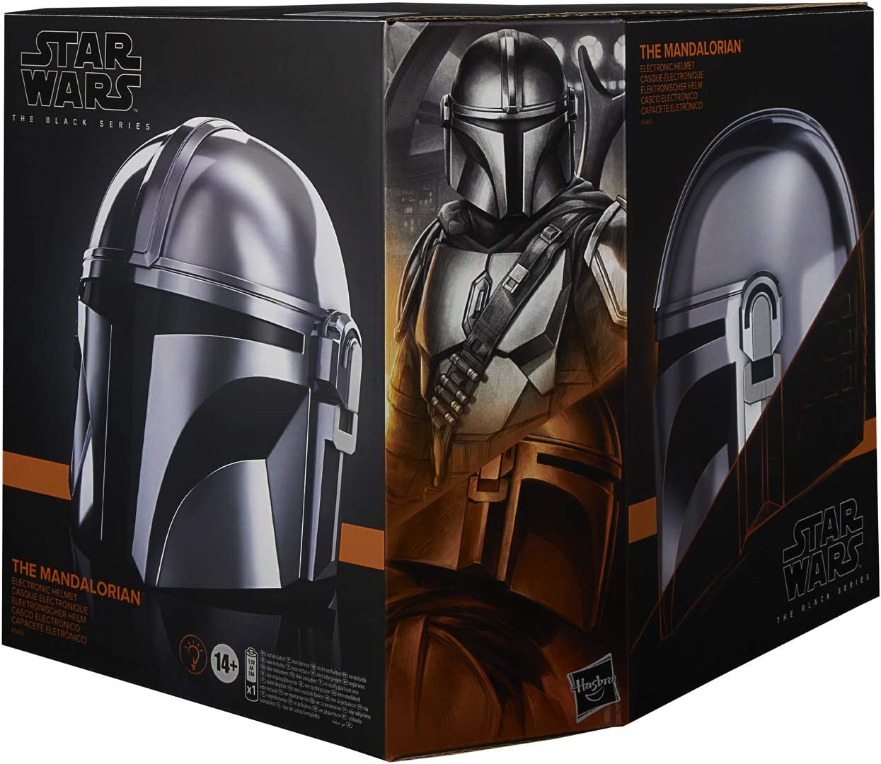 Star Wars The Black Series The Mandalorian Electronic Helmet - Premium Collectible Replica for Cosplay, Display & Movie Enthusiasts - Perfect for Halloween Costumes, Conventions & Star Wars Fan Collections