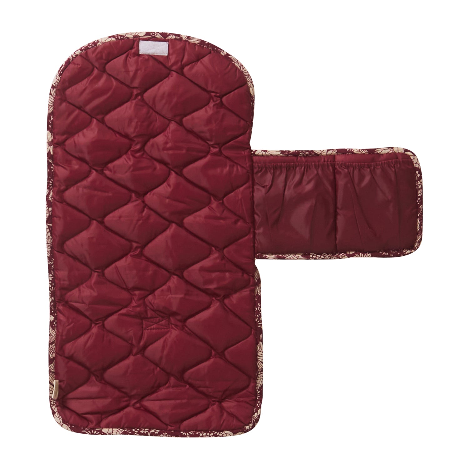Evette Waterproof Baby Changing Mat - Soft & Portable Mahogany Design for Diaper Changes at Home, Travel & Nursery | Safe & Comfortable for Newborns & Toddlers