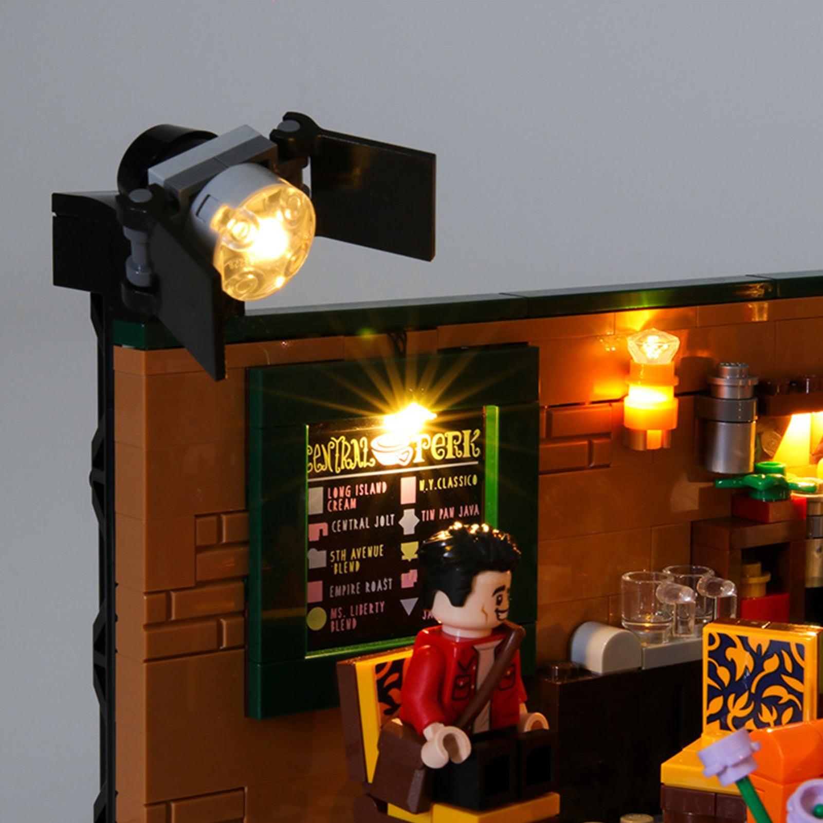LEGO Ideas Central Perk 21319 Light Kit - Compatible Lighting Set for LEGO Cafe Building Model - Perfect for Display & Nighttime Illumination