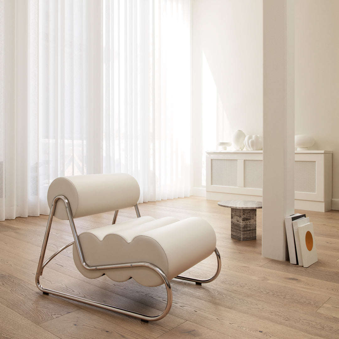 Norr11 Hansen Hyldahl Fave Chair - Modern Scandinavian Lounge Chair for Living Room, Bedroom & Office - Premium Comfort & Stylish Design
