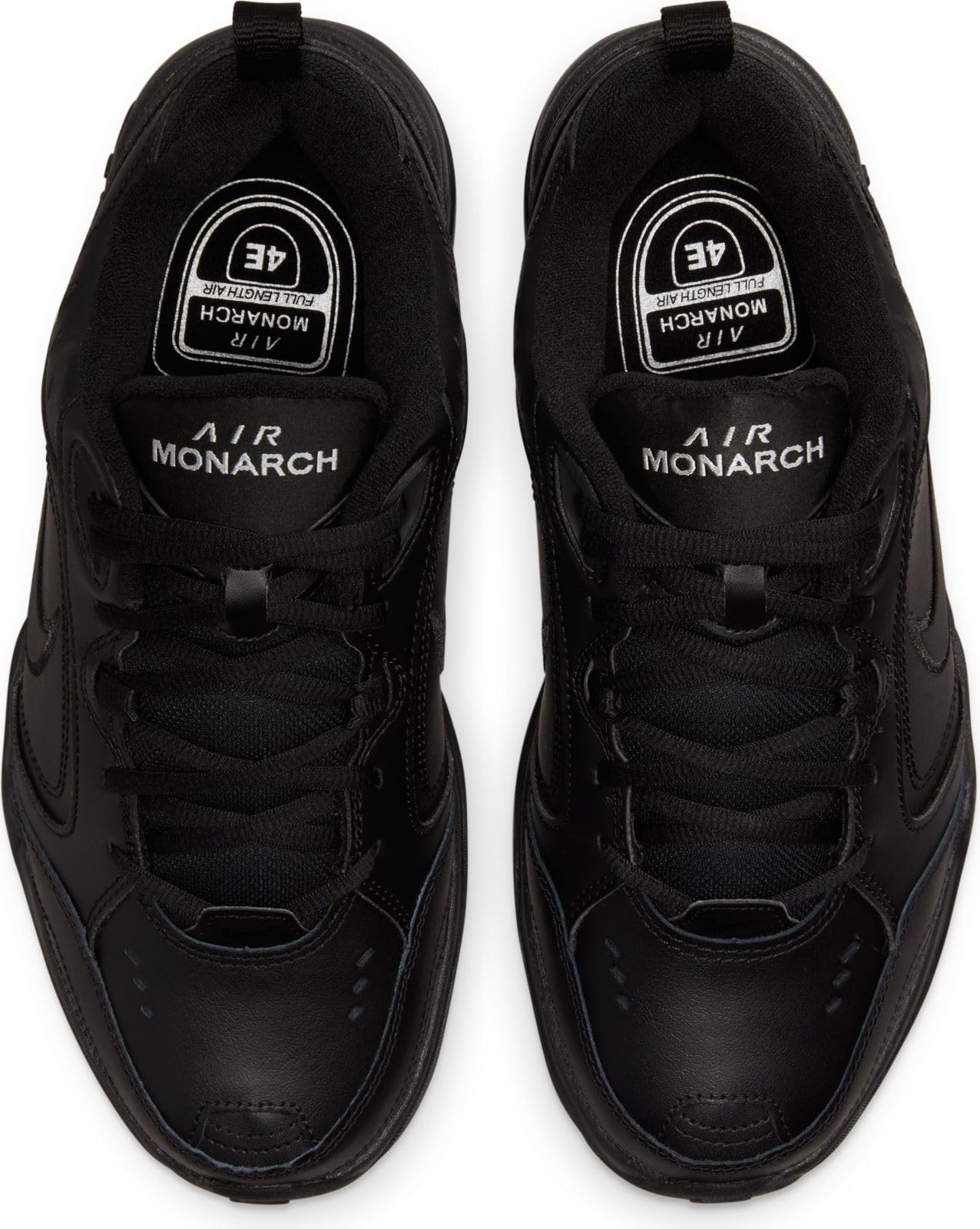 Nike Air Monarch IV 4E Wide Black Men's Running Shoes Size 10.5 - Comfortable Athletic Sneakers for Walking, Gym & Casual Wear