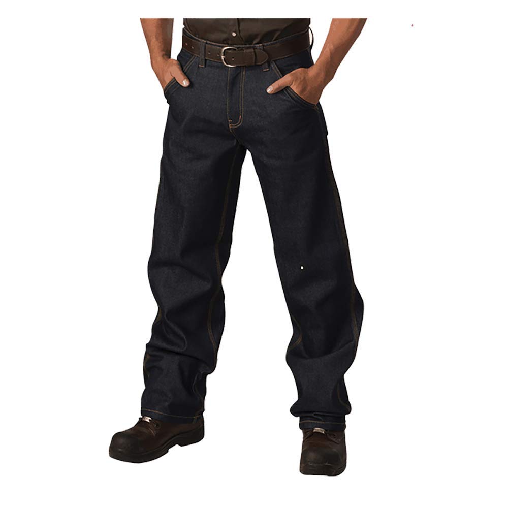 Big Bill Workwear Men's 1983 Heavy Duty Logger Denim Jeans - Durable Canadian-Made Work Pants (46x34) for Construction, Logging & Outdoor Labor