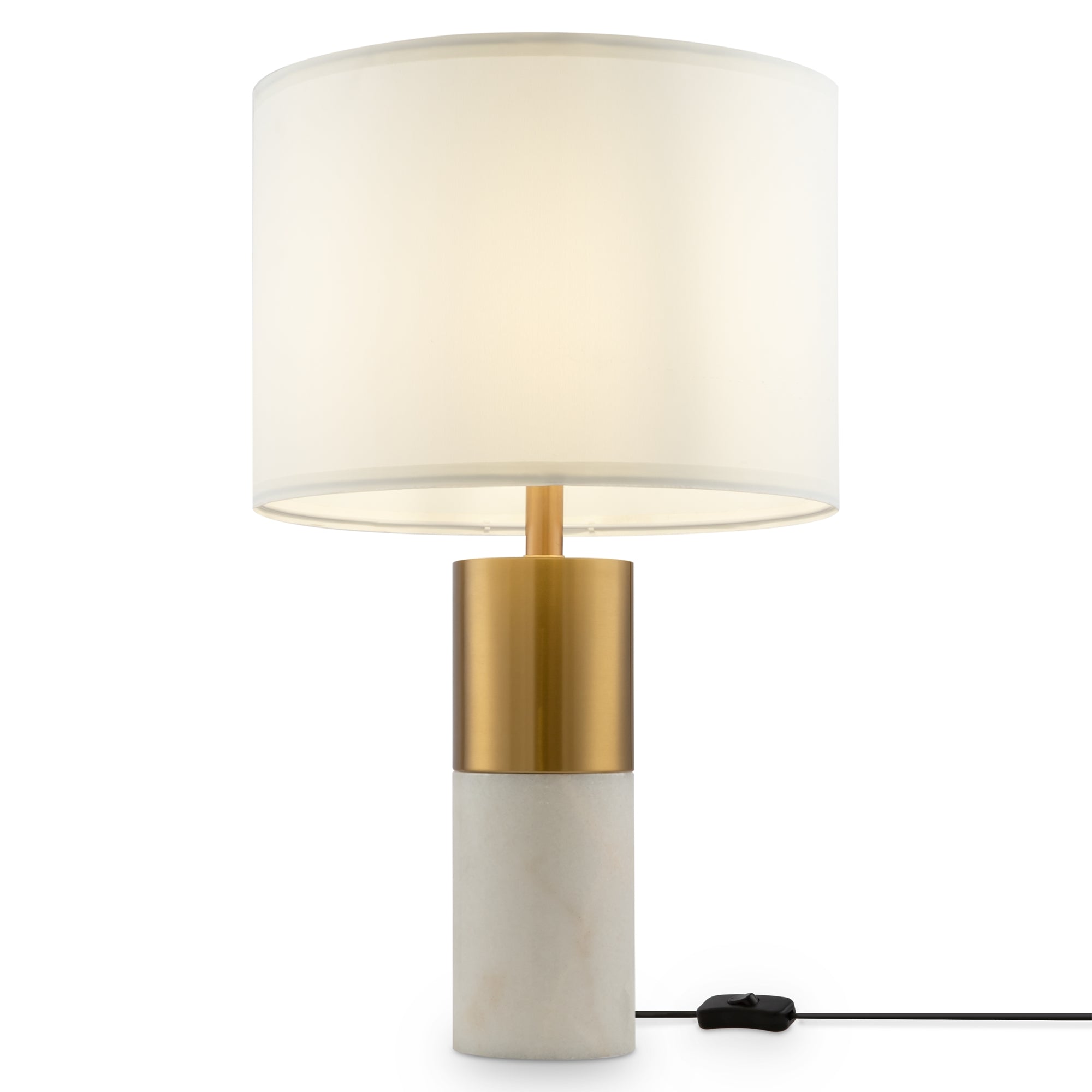 Bianco Modern Table Lamp - Adjustable Brightness, Multiple Sizes (12/16/20 Inch) - Perfect for Bedroom Nightstand, Living Room, Office Desk Lighting