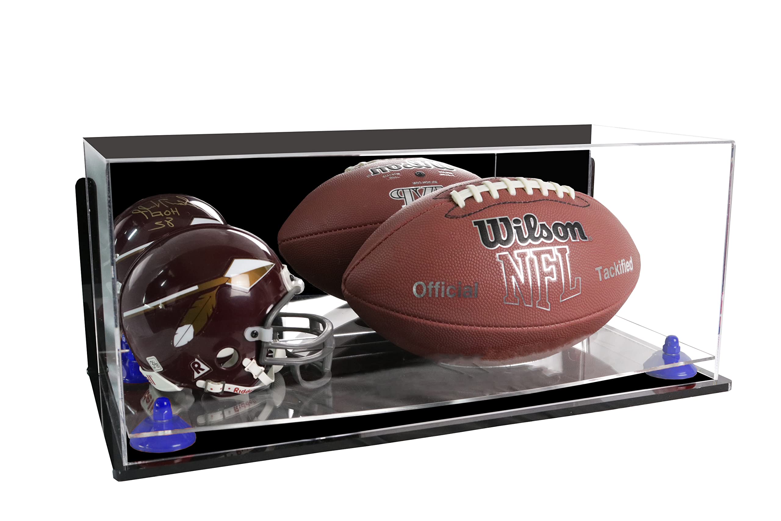 Premium Acrylic Football Helmet Display Case - 19.25