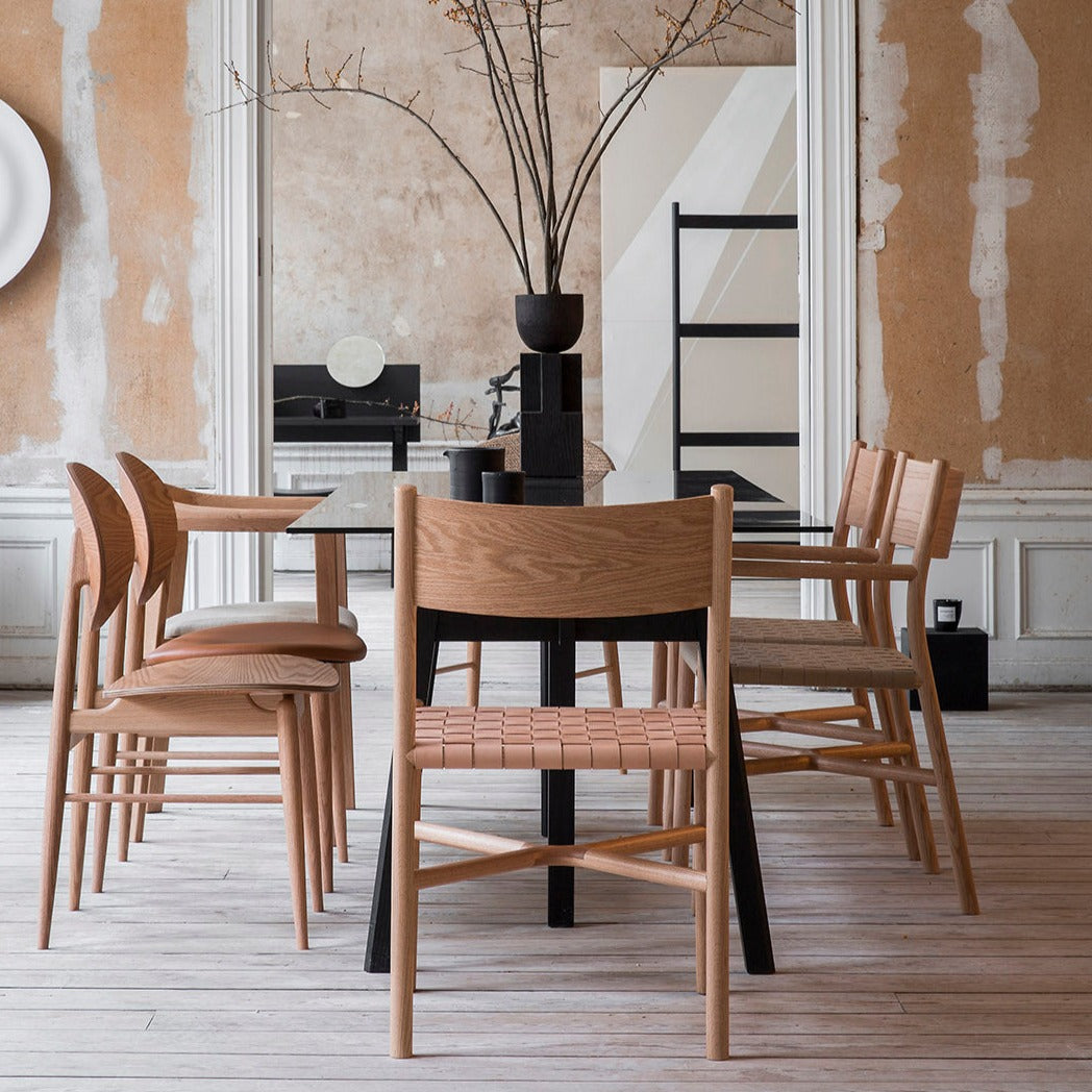 Ariake Chair - Modern Wooden Dining Chair for Home & Office - Perfect for Kitchen, Dining Room, and Workspace