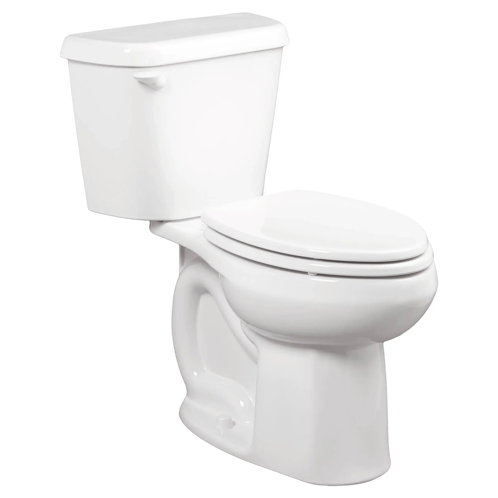 Colony® Two-Piece 1.6 GPF/6.0 LPF Elongated Chair Height Toilet Bowl - 10 Inch Rough-In (No Seat Included) - Perfect for Modern Bathrooms & Small Spaces